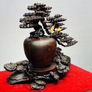 Tùng Hạc Diên Niên Gỗ Trắc