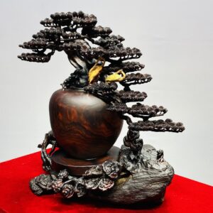 Tùng Hạc Diên Niên Gỗ Trắc