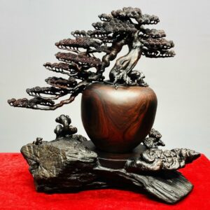Tùng Hạc Diên Niên Gỗ Trắc