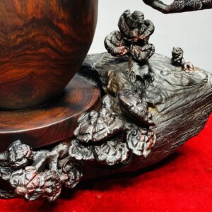 Tùng Hạc Diên Niên Gỗ Trắc