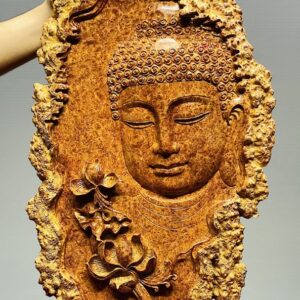 Diện Nhất Tâm Bái Phật Gỗ Nu Hương
