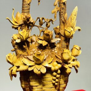 Giỏ Hoa Gỗ Hương