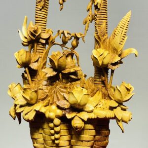 Giỏ Hoa Gỗ Hương