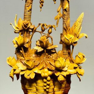 Giỏ Hoa Gỗ Hương