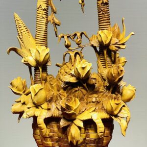 Giỏ Hoa Gỗ Hương