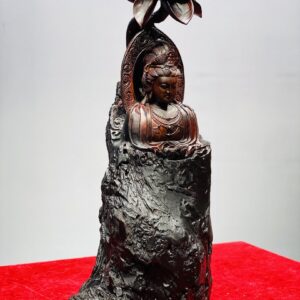 Phật Bà Quan Âm Hoa Sen Gỗ Nu Trắc