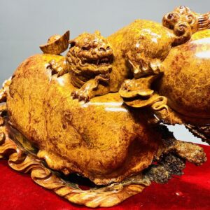 Nghê Trấn Bao Tiền Gỗ Nu Hương