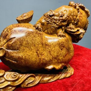 Nghê Trấn Bao Tiền Gỗ Nu Hương