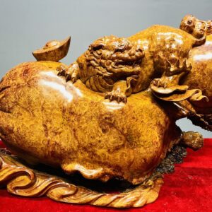 Nghê Trấn Bao Tiền Gỗ Nu Hương