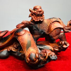 Tỳ Hưu Trấn Gậy Như Ý Gỗ Trắc