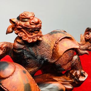 Tỳ Hưu Trấn Gậy Như Ý Gỗ Trắc