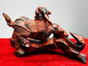 Tỳ Hưu Trấn Gậy Như Ý Gỗ Trắc