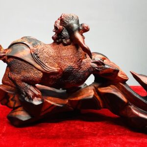 Tỳ Hưu Trấn Gậy Như Ý Gỗ Trắc
