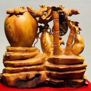 Dàn Bầu Sóc Gỗ Nu Hương