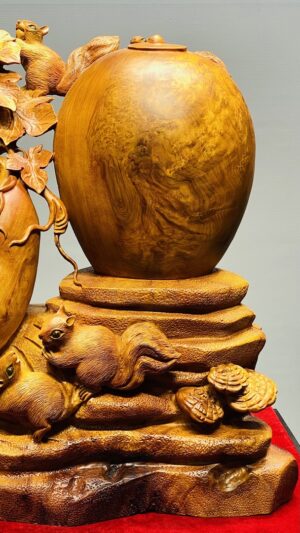 Dàn Bầu Sóc Gỗ Nu Hương