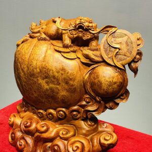 Nhất Nghê Trấn Bao Tiền Gỗ Nu Ngọc Am
