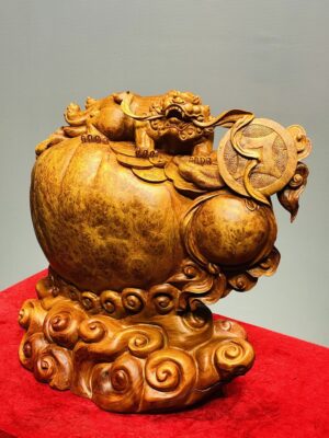 Nhất Nghê Trấn Bao Tiền Gỗ Nu Ngọc Am