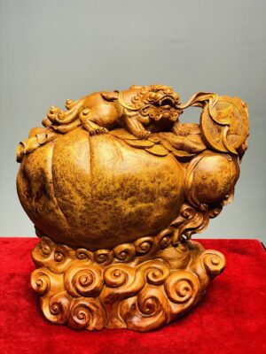 Nhất Nghê Trấn Bao Tiền Gỗ Nu Ngọc Am