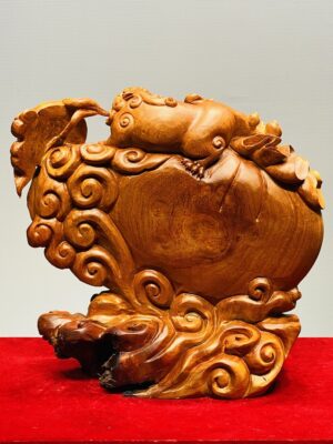 Nhất Nghê Trấn Bao Tiền Gỗ Nu Ngọc Am