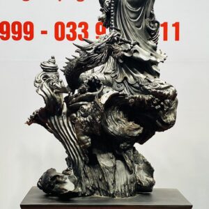 Đạt Ma Hàng Long Gỗ Mun Sừng