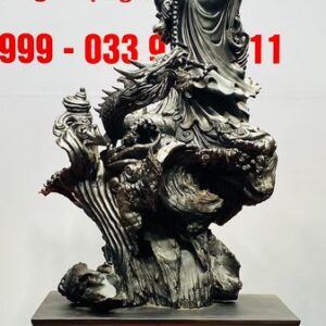 Đạt Ma Hàng Long Gỗ Mun Sừng