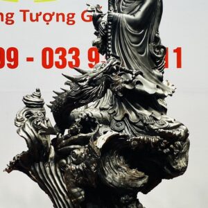 Đạt Ma Hàng Long Gỗ Mun Sừng