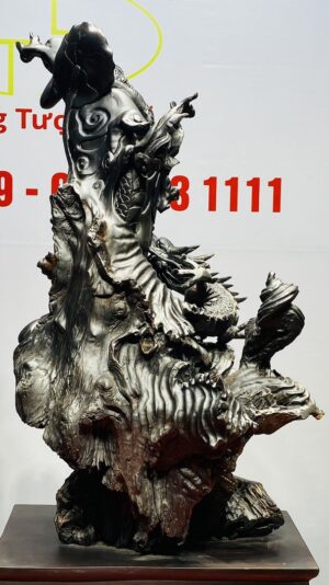 Đạt Ma Hàng Long Gỗ Mun Sừng