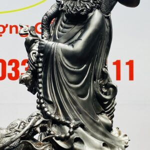 Đạt Ma Hàng Long Gỗ Mun Sừng