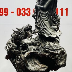 Đạt Ma Hàng Long Gỗ Mun Sừng
