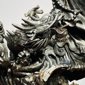 Đạt Ma Hàng Long Gỗ Mun Sừng