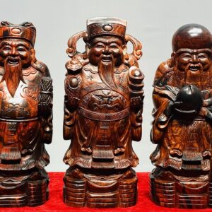 Tam Đa Phúc Lộc Thọ Gỗ Trắc