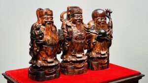 Tam Đa Phúc Lộc Thọ Gỗ Trắc