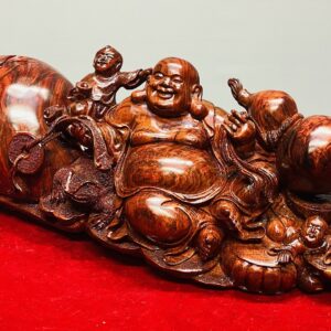 Di Lạc Nhị Tiểu Ngồi Bao Tiền Gỗ Cẩm