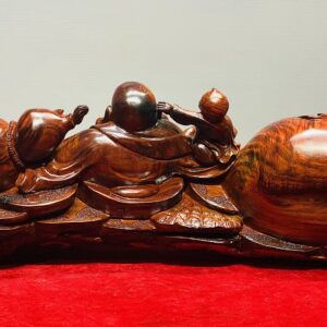 Di Lạc Nhị Tiểu Ngồi Bao Tiền Gỗ Cẩm