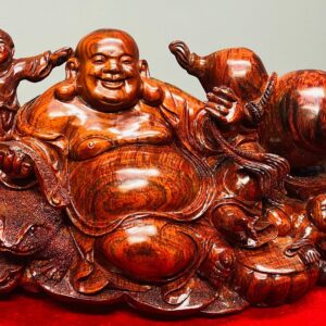 Di Lạc Nhị Tiểu Ngồi Bao Tiền Gỗ Cẩm