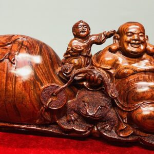 Di Lạc Nhị Tiểu Ngồi Bao Tiền Gỗ Cẩm