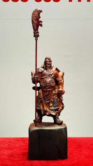 Quan Công Chống Đao Gỗ Trắc