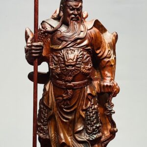 Quan Công Chống Đao Gỗ Trắc