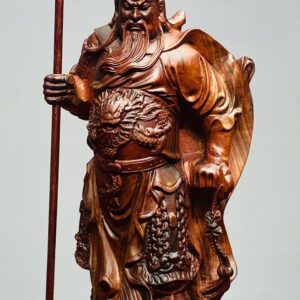 Quan Công Chống Đao Gỗ Trắc