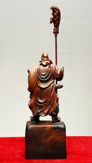 Quan Công Chống Đao Gỗ Trắc