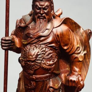Quan Công Chống Đao Gỗ Trắc