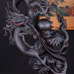 Nhất Long Nhả Ngọc Gỗ Trắc