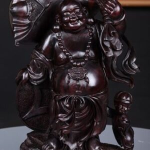 Di Lạc Vác Bao Tiền Nhất Tiểu Gỗ Tử Đàn