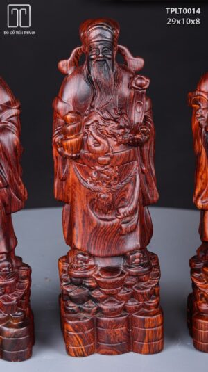 Tam Đa Phúc Lộc Thọ Gỗ Cẩm Lai