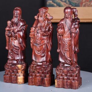 Tam Đa Phúc Lộc Thọ Gỗ Cẩm Cao 38