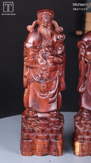 Tam Đa Phúc Lộc Thọ Gỗ Cẩm Cao 38