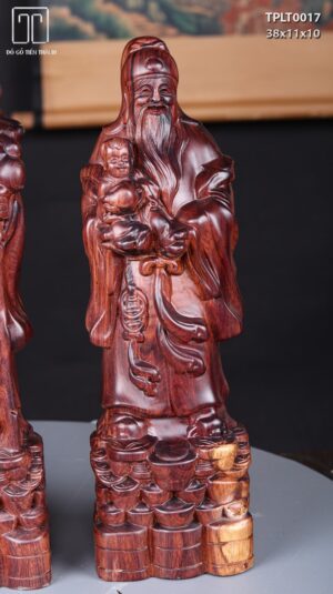 Tam Đa Phúc Lộc Thọ Gỗ Cẩm Cao 38