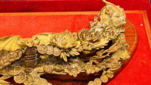 Cầu Dơi Ngũ Phúc Gỗ Hoàng Đàn