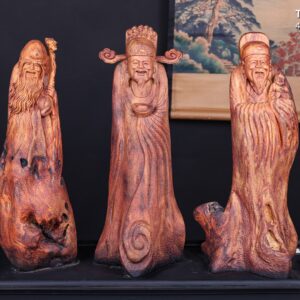 Tam Đa Phúc Lộc Thọ Gỗ Sưa