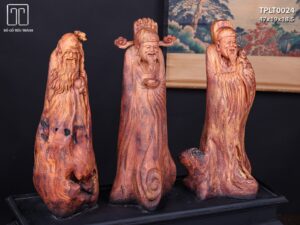 Tam Đa Phúc Lộc Thọ Gỗ Sưa